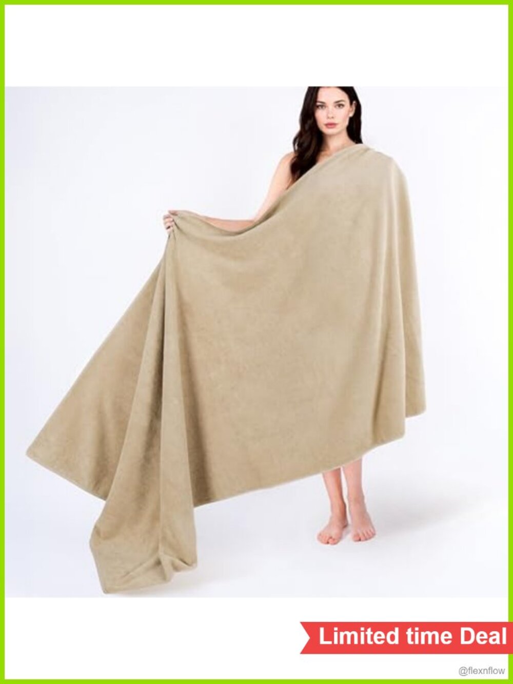 Oversized 100% Cotton Bath Sheet Towel 40x80 Quick Dry